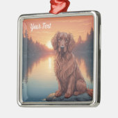 Irish Setter by Lake Ornament Aus Metall (Links)