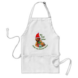Irish Setter Christmas Geschenke Schürze