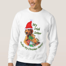 Irish Setter Christmas Geschenke Sweatshirt