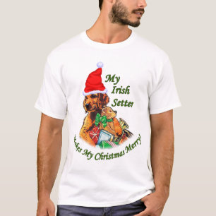 Irish Setter Christmas Geschenke T-Shirt