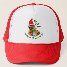 Irish Setter Christmas Geschenke Truckerkappe