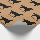 Irish Setter Custom Wrapping Paper Geschenkpapier (Ecke)