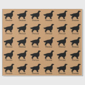 Irish Setter Custom Wrapping Paper Geschenkpapier (Flach)