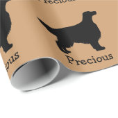 Irish Setter Custom Wrapping Paper Geschenkpapier (Rolleneckpunkt)