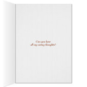 Irish Setter denkt an Sie (Innen (Rechts))