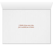 Irish Setter denkt an Sie (Innenansicht Horizontal (Unten))