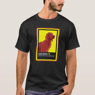 Irish Setter Dog Liebe Dog Mama Irish Setter Eigen T-Shirt