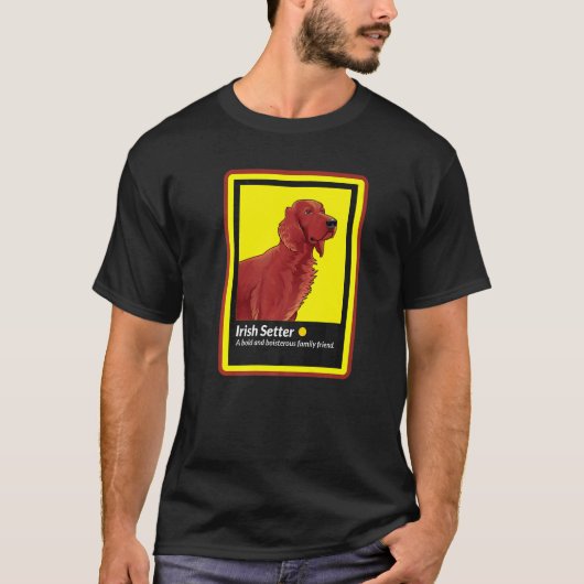 Irish Setter Dog Liebe Dog Mama Irish Setter Eigen T-Shirt (Vorderseite)