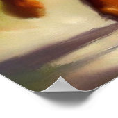 Irish Setter Dog Poster (Ecke)