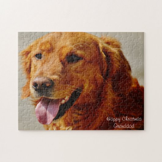 Irish Setter Dog. Puzzle (Horizontal)