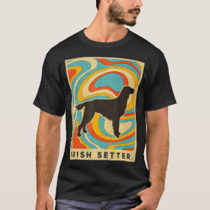 Irish Setter Dog Retro Vintages Geschenk T-Shirt