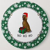 Irish Setter Dog (rot 1) Niedlich Button (Vorderseite)