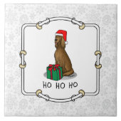 Irish Setter Dog (rot 1) Niedlich Fliese (Vorderseite)