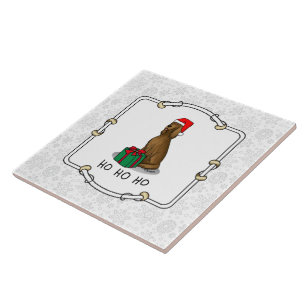 Irish Setter Dog (rot 1) Niedlich Fliese