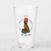Irish Setter Dog (rot 1) Niedlich Glas (Rückseite)