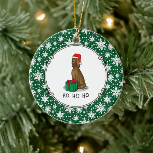 Irish Setter Dog (rot 1) Niedlich Keramik Ornament