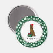 Irish Setter Dog (rot 1) Niedlich Magnet (Vorderseite/Rückseite)