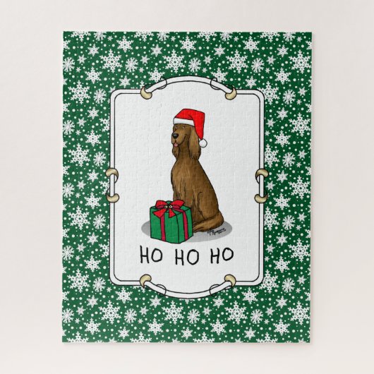 Irish Setter Dog (rot 1) Niedlich Puzzle (Vertikal)