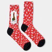 Irish Setter Dog (rot 1) Niedlich Socken (Rechts)