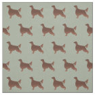 Irish Setter Dog Silhouette Tiled - Basic