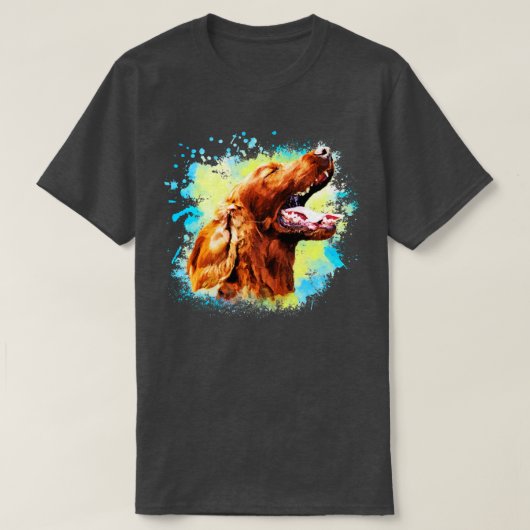 Irish Setter Dog T-Shirt (Design vorne)