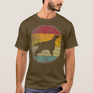 Irish Setter Dog Vintag erschüttert Retro 70er 80e T-Shirt