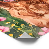 Irish Setter Dog Wall Art Poster (Ecke)