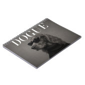 Irish Setter Editorial-Hundeporträt Notizblock (Linke Seite)