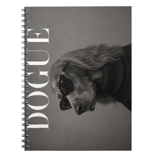 Irish Setter Editorial-Hundeporträt Notizblock (Vorderseite)