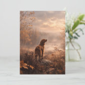 Irish Setter Einladung (Stehend Vorderseite)