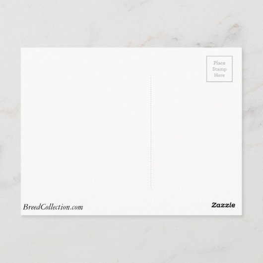 Irish Setter Fahren eines Autos mit einem Baum obe Postkarte (Rückseite)