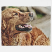 IRISH SETTER FLEECEDECKE (Vorderseite (Horizontal))