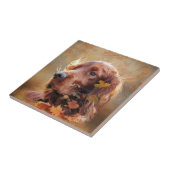 Irish Setter Fliese (Seite)