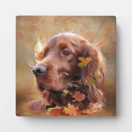 Irish Setter Fotoplatte