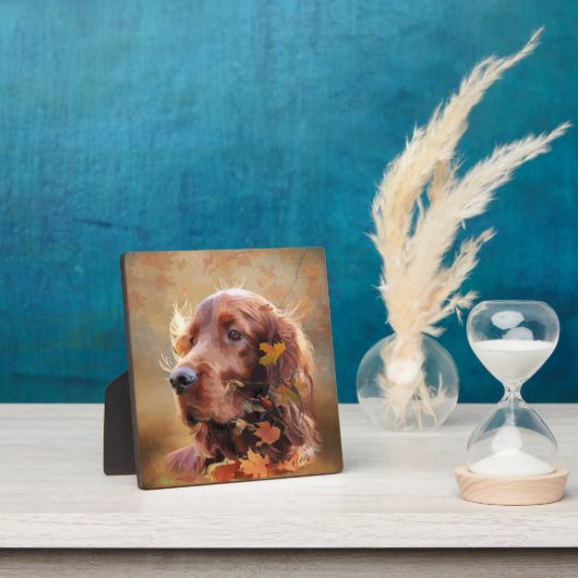 Irish Setter Fotoplatte (InSitu)