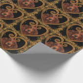 IRISH SETTER GESCHENKPAPIER (Ecke)