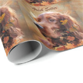 Irish Setter Geschenkpapier (Rolleneckpunkt)