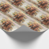 Irish Setter Geschenkpapier (Ecke)