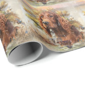 Irish Setter Geschenkpapier (Rolleneckpunkt)