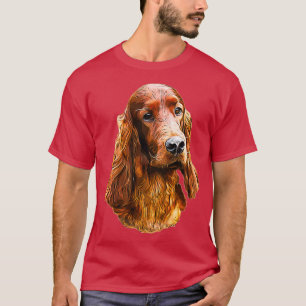 Irish Setter Glamour Dog T-Shirt