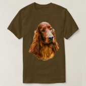 Irish Setter Glamour Dog T-Shirt (Design vorne)