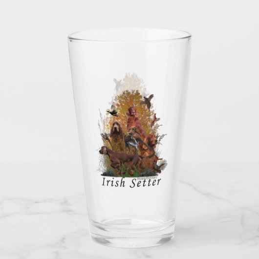 Irish Setter Glas (Rückseite)