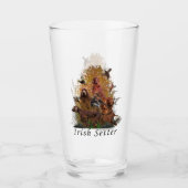 Irish Setter Glas (Vorderseite)