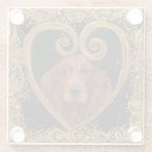 IRISH SETTER GLASUNTERSETZER (Rückseite)