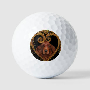 IRISH SETTER GOLFBALL