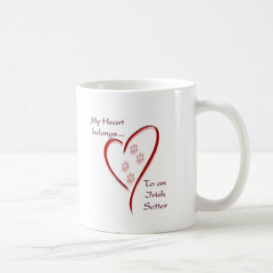 Irish Setter Heart Belongs Kaffeetasse