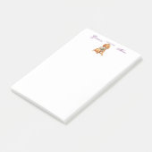 Irish Setter Heart Mama Post-it Klebezettel (angewinkelt)