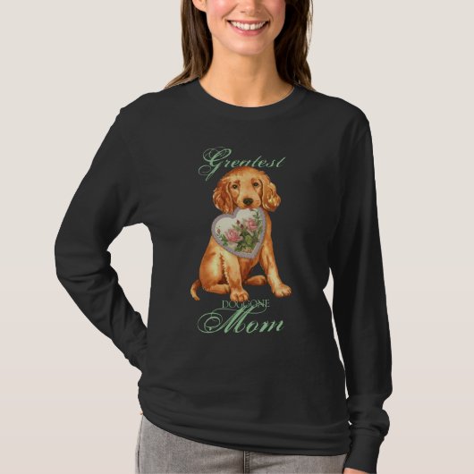 Irish Setter Heart Mama T-Shirt (Vorderseite)