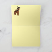 Irish Setter Hexe Halloween Karte (Innenseite)