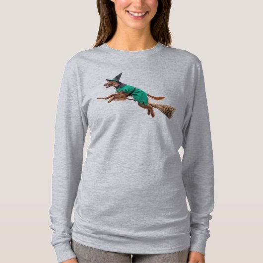Irish Setter Hexe T-Shirt (Vorderseite)
